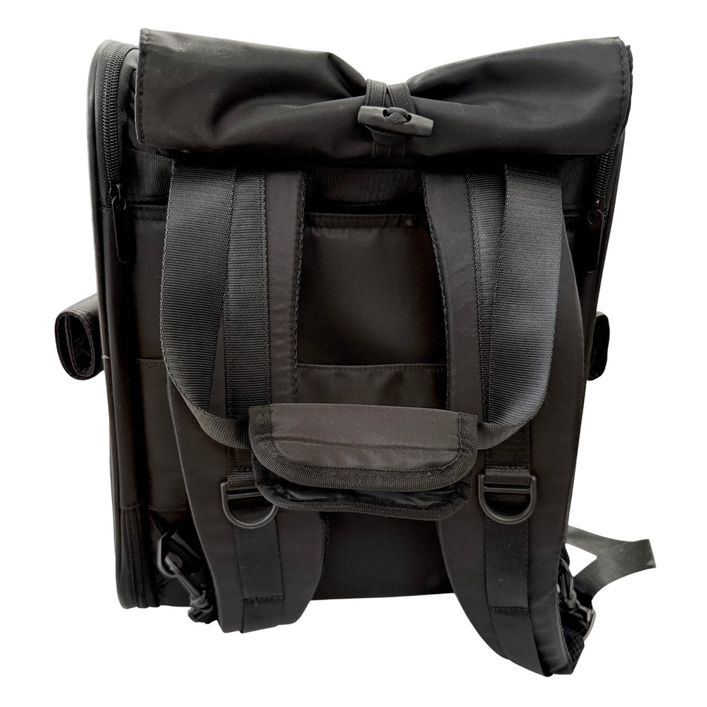 C&C California Pet Carrier Backpack Black Soft Sided Foldable NWT - Picture 5 of 9